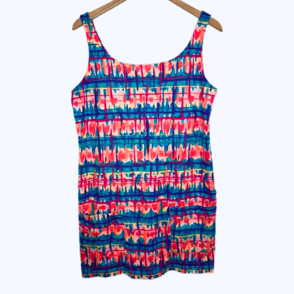 VINTAGE Jantzen Swim Cover Up - Retro - Size Large - With Pockets - 80s, 90s